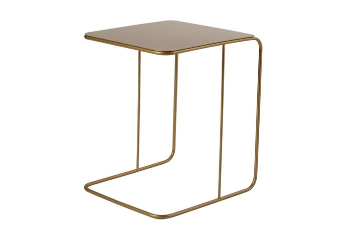 Hanah Home Mesa Lateral de Metal Dorado Shb-011-A Hanah Home Mesa Lateral de Metal Dorado Shb-011-A
